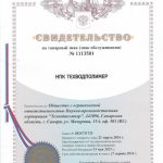 Свидетельство ТЗ № 1113501