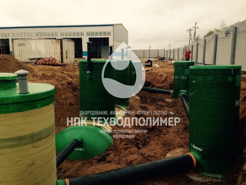 Оборудование для очистки ливневых сточных вод Комбинированный песко-нефтеуловитель.