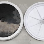 Flat type EPDM membrane diffuser