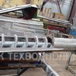 Наклонная шнековая решетка