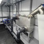 Шнековая решетка в модуле