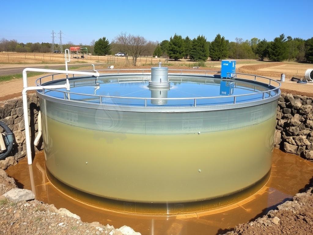 Отстойник в действии: как простая конструкция делает очистку сточных вод эффективнее Отстойник в действии: как простая конструкция делает очистку сточных вод эффективнее