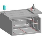 AMUR-30,5-6,0-2,0.00.00.000 Скребковый механизм для секции отстойника (4)