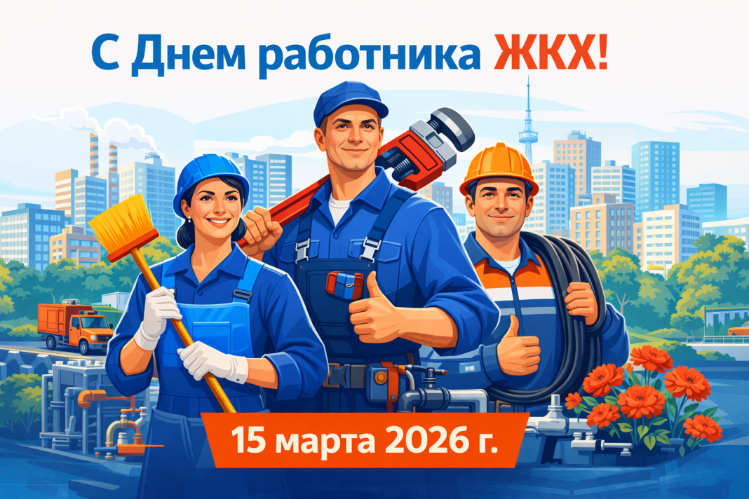 Поздравление с Днем работника ЖКХ. 15 марта 2026